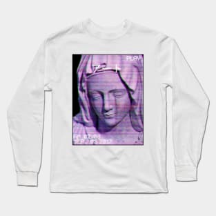 Aesthetic Vaporwave Statue 2 Long Sleeve T-Shirt